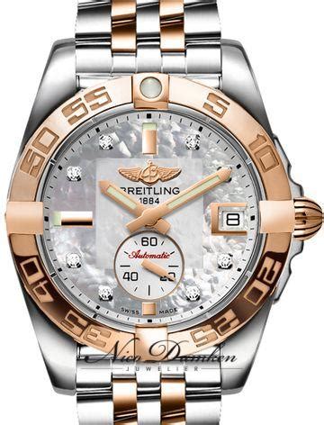 breitling galactic edelstahl rosegold mit perlmutt zifferblatt automatik 36mm|Breitling Galactic 36 A37330 .